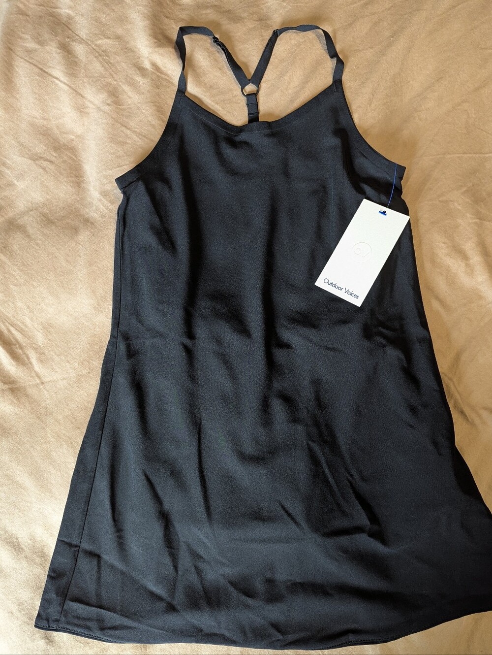 NWT Outdoor Voices Girls Exercise Dress (Black)